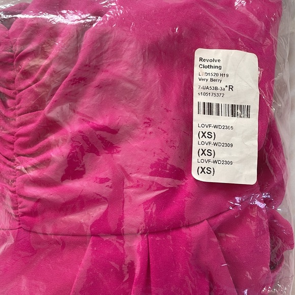 Revolve Lovers+Friends Midi Ruffle Slit Dress - Picture 4 of 4